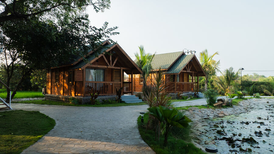 Wooden Cottage at Dvaita Resorts