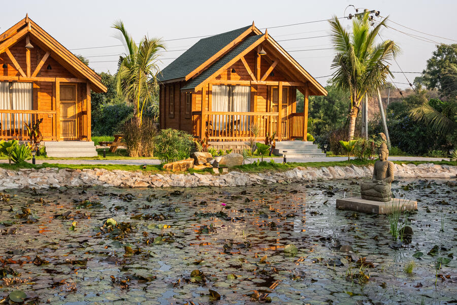 Wooden Cottage at Dvaita Resorts